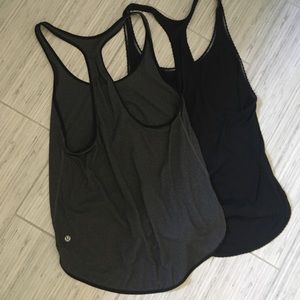 Bundle of Lululemon Singlets Size 6